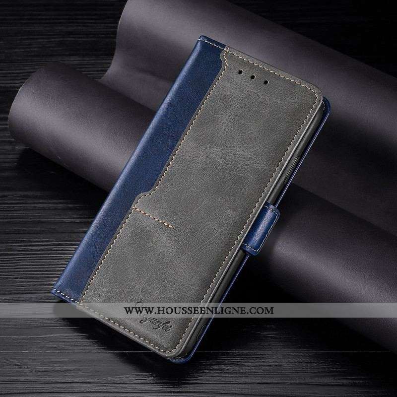 Housse Samsung Galaxy S22 5G Simili Cuir Bicolore