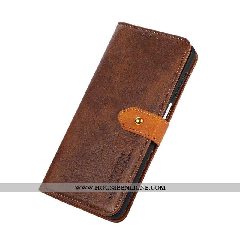 Housse Samsung Galaxy S22 5G Simili Cuir avec Sangle KHAZNEH