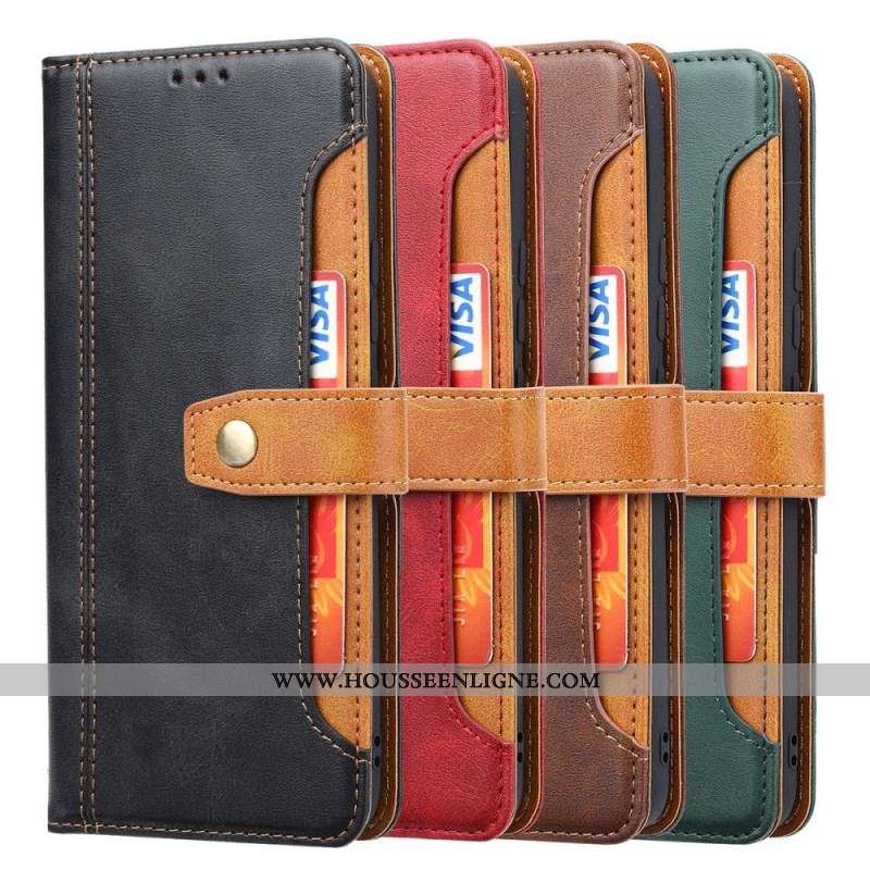 Housse Samsung Galaxy S22 5G Simili Cuir avec Sangle