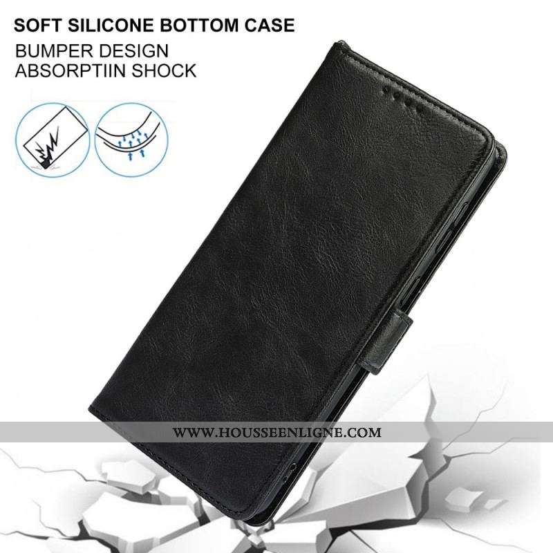 Housse Samsung Galaxy S22 5G Style Cuir Technologie RFID
