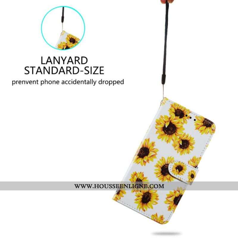 Housse Samsung Galaxy S22 5G Tournesols