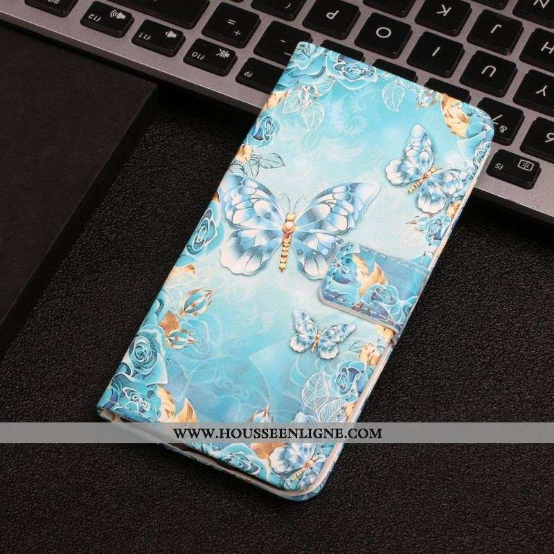Housse Samsung Galaxy S22 5G Vol de Papillons