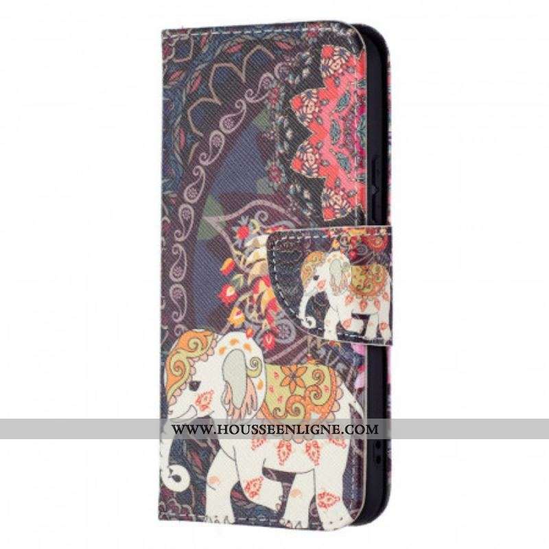 Housse Samsung Galaxy S22 5G Éléphant Indien