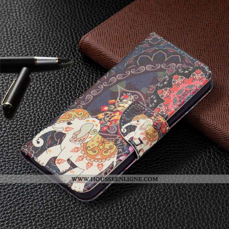 Housse Samsung Galaxy S22 5G Éléphant Indien