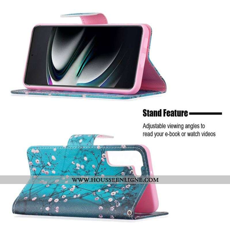 Housse Samsung Galaxy S22 Plus 5G Arbre en Fleurs