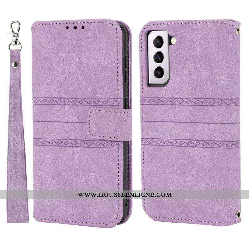 Housse Samsung Galaxy S22 Plus 5G Coutures dentelle