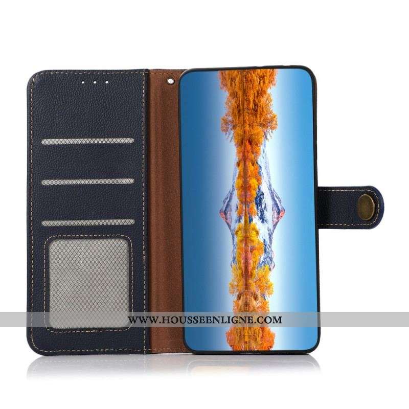 Housse Samsung Galaxy S22 Plus 5G Cuir Véritable KHAZNEH RFID