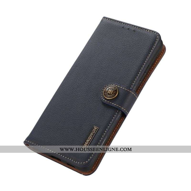 Housse Samsung Galaxy S22 Plus 5G Cuir Véritable KHAZNEH RFID