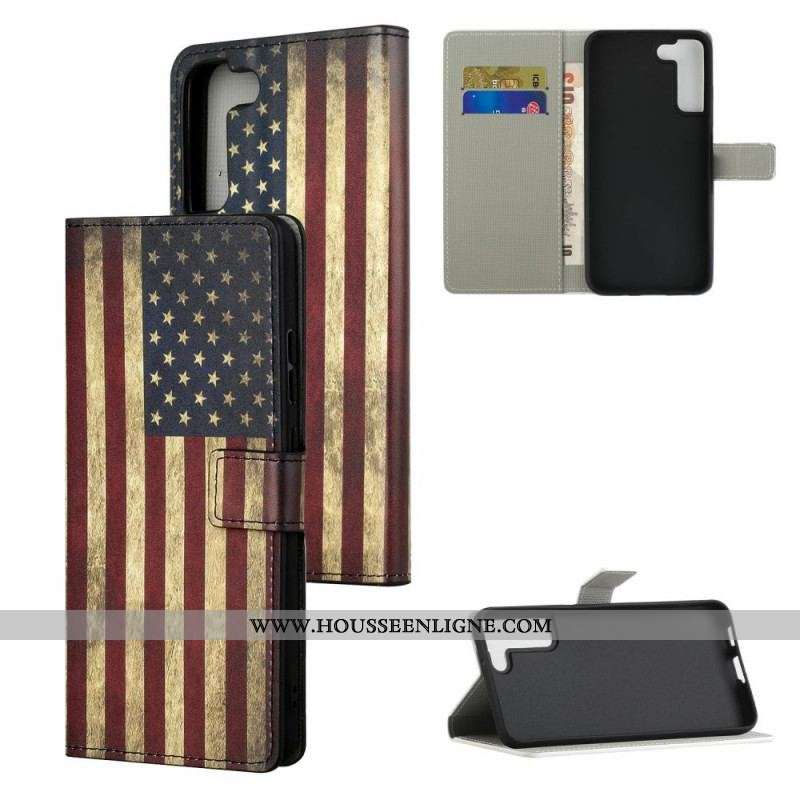 Housse Samsung Galaxy S22 Plus 5G Drapeau Américain