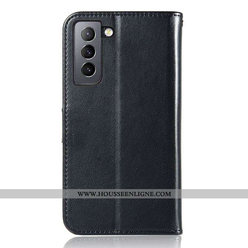Housse Samsung Galaxy S22 Plus 5G Effet Cuir Attrape Rêves Hibou