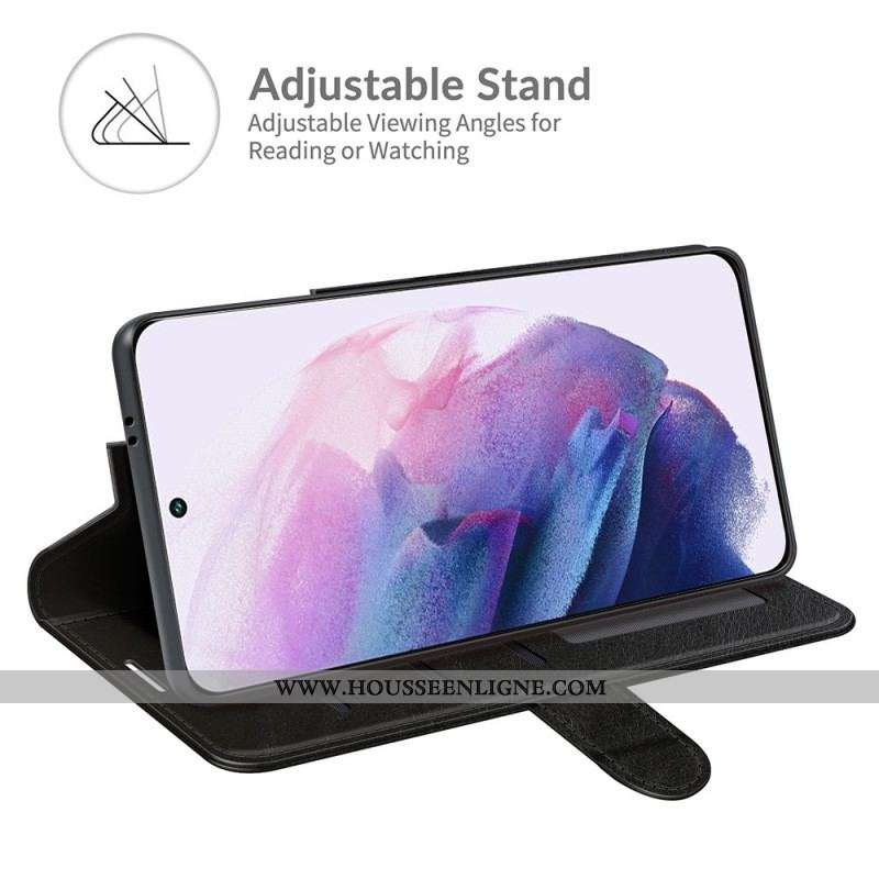 Housse Samsung Galaxy S22 Plus 5G Effet Cuir Design