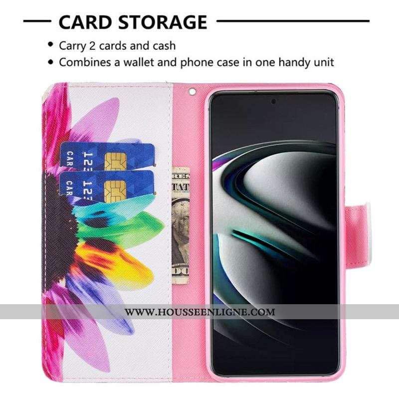 Housse Samsung Galaxy S22 Plus 5G Fleur Aquarelle