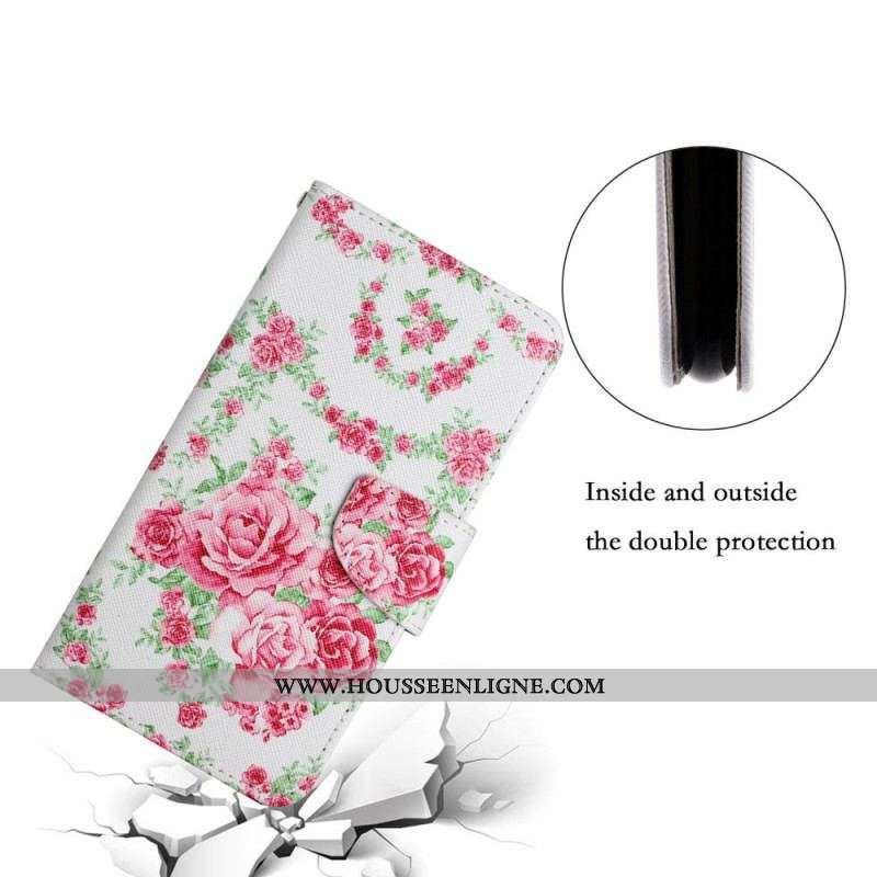 Housse Samsung Galaxy S22 Plus 5G Fleurs Liberty Royal