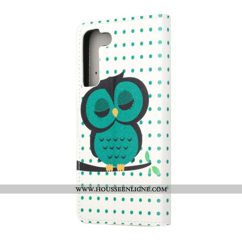 Housse Samsung Galaxy S22 Plus 5G Hibou Endormi