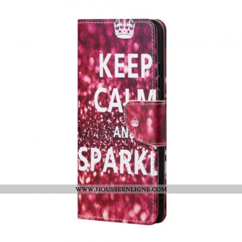 Housse Samsung Galaxy S22 Plus 5G Keep Calm and Sparkle