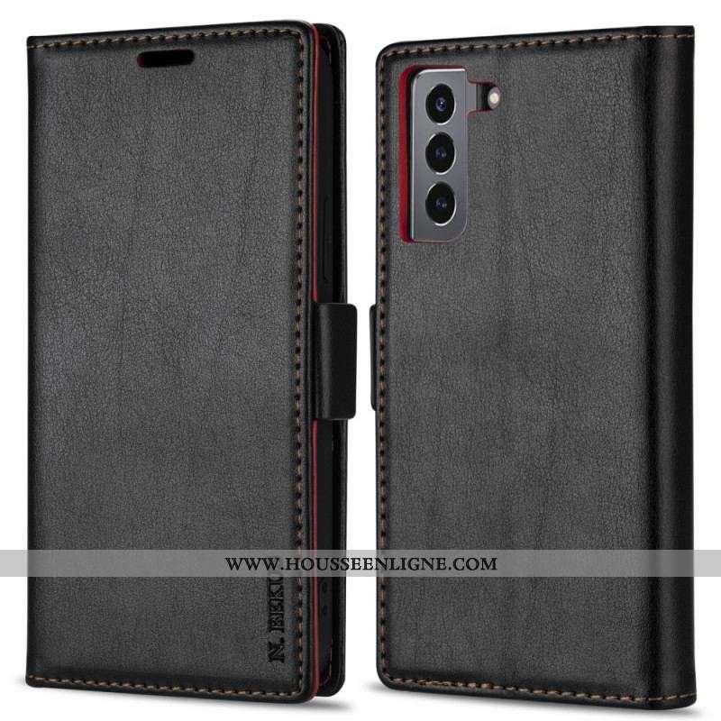 Housse Samsung Galaxy S22 Plus 5G LN.BEKUS Effet Cuir