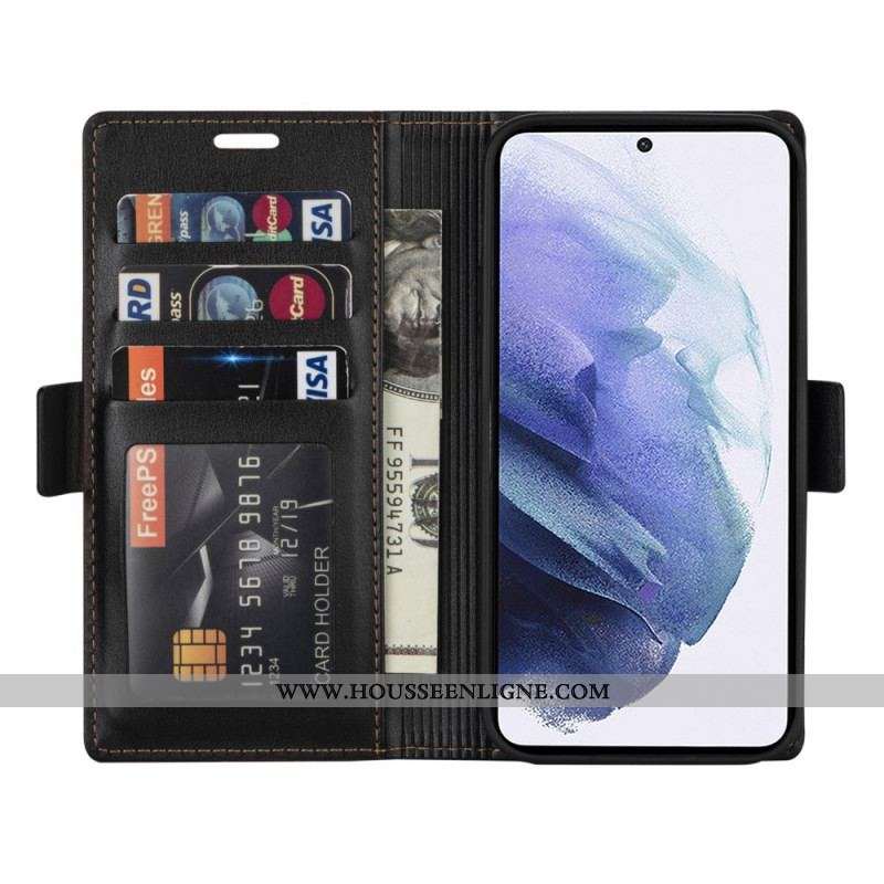 Housse Samsung Galaxy S22 Plus 5G LN.BEKUS Effet Cuir