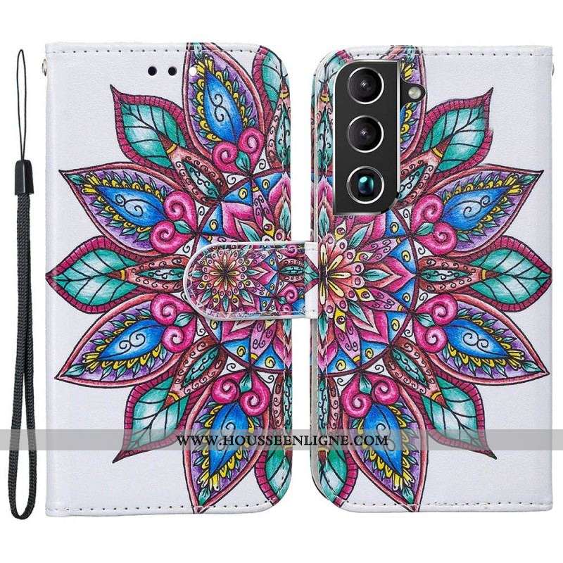 Housse Samsung Galaxy S22 Plus 5G Mandala Dessiné