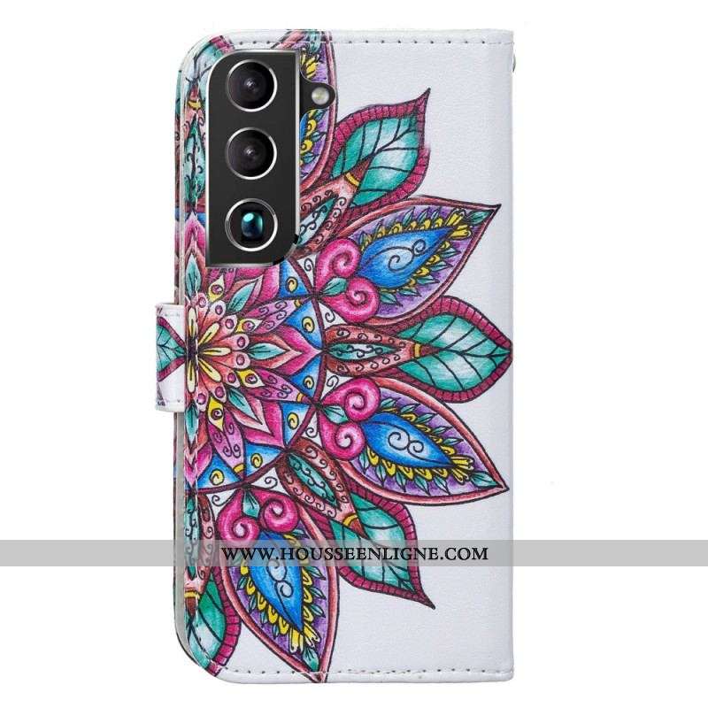 Housse Samsung Galaxy S22 Plus 5G Mandala Dessiné