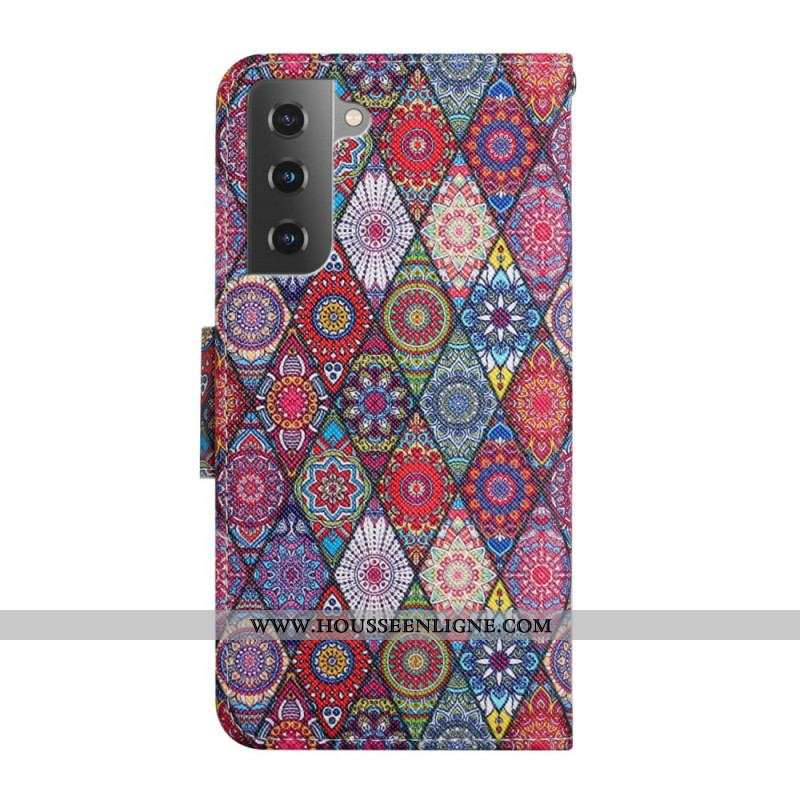 Housse Samsung Galaxy S22 Plus 5G Motif Tapisserie coloré