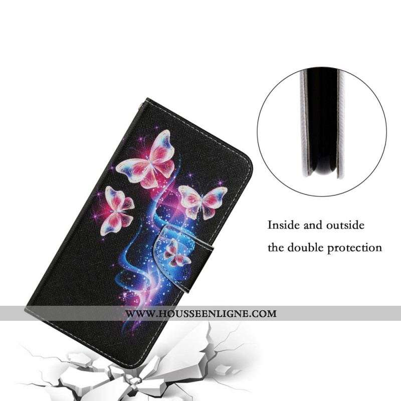 Housse Samsung Galaxy S22 Plus 5G Papillons Magiques