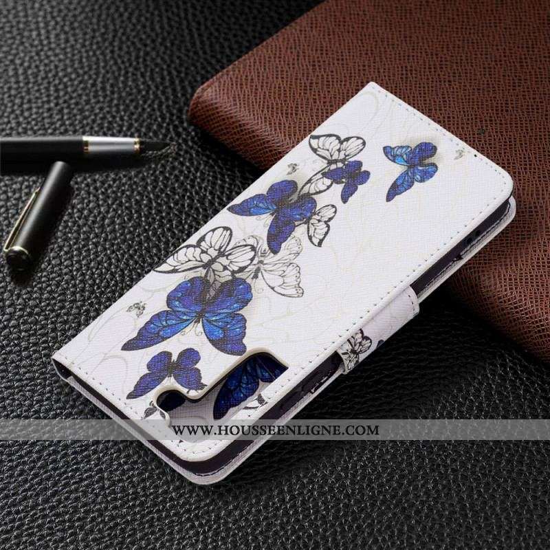 Housse Samsung Galaxy S22 Plus 5G Papillons Rois