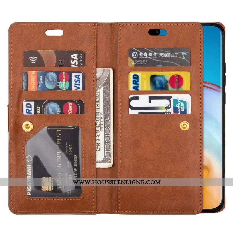 Housse Samsung Galaxy S22 Plus 5G Porte-monnaie et Lanière