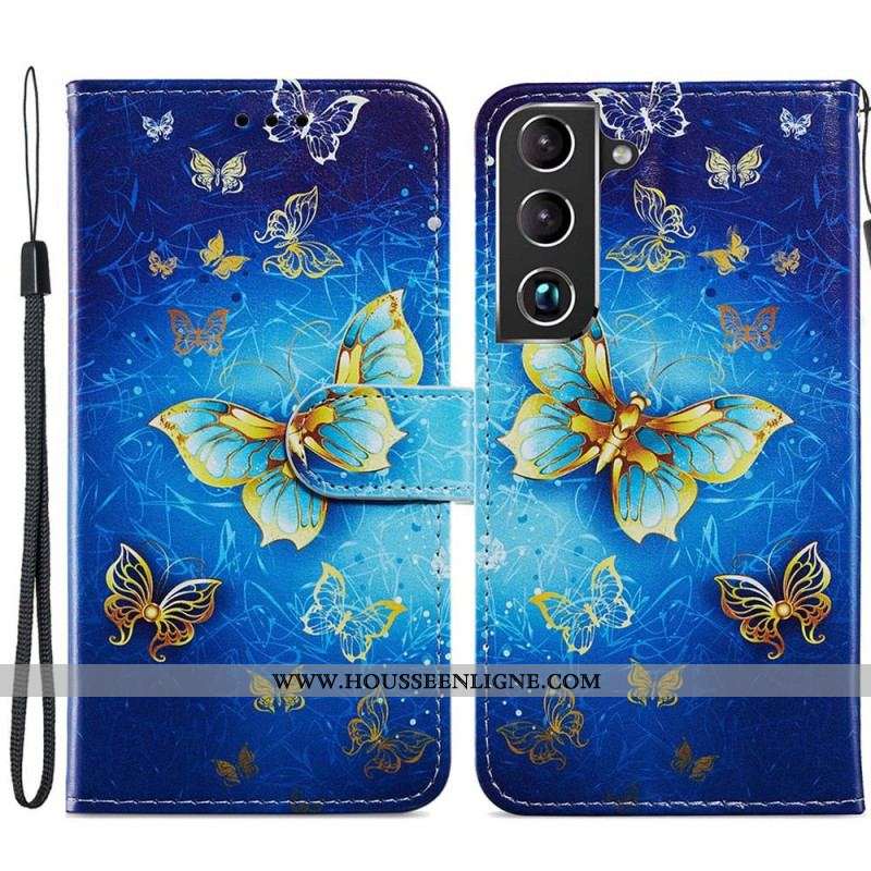 Housse Samsung Galaxy S22 Plus 5G Vol de Papillons