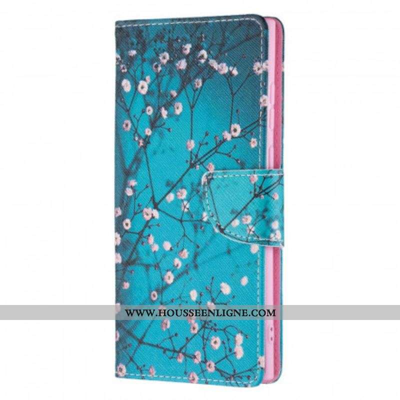 Housse Samsung Galaxy S22 Ultra 5G Arbre en Fleurs