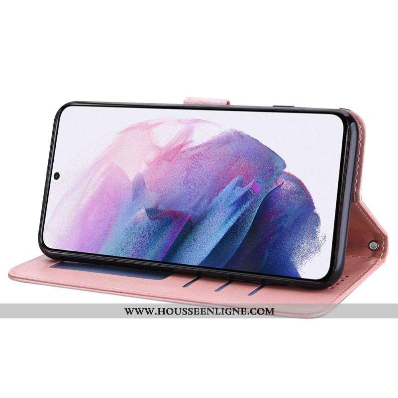 Housse Samsung Galaxy S22 Ultra 5G Arbre et Cerfs