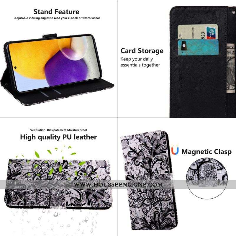 Housse Samsung Galaxy S22 Ultra 5G Chic Dentelle