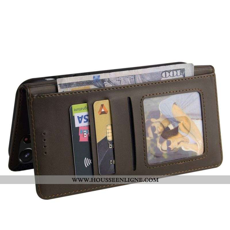 Housse Samsung Galaxy S22 Ultra 5G Effet Cuir GQ.UTROBE