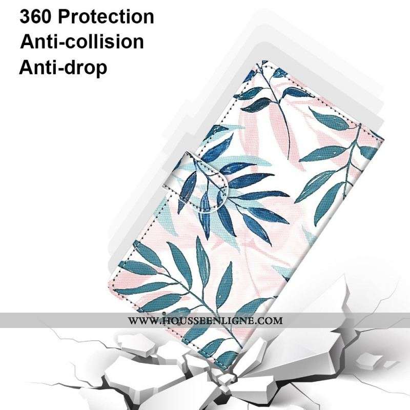 Housse Samsung Galaxy S22 Ultra 5G Feuillage en Couleur