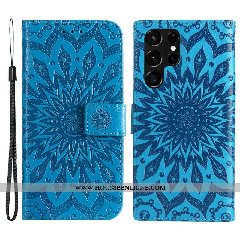 Housse Samsung Galaxy S22 Ultra 5G Fleur de Soleil