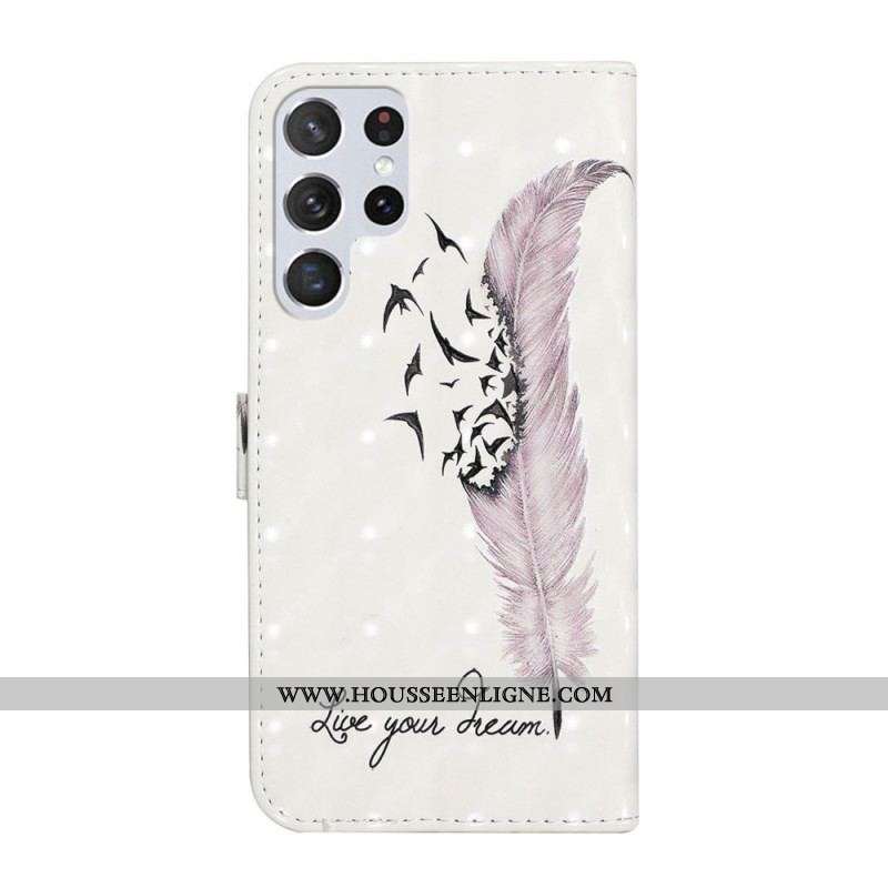Housse Samsung Galaxy S22 Ultra 5G Live Your Dream