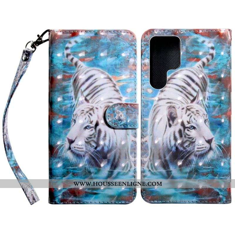 Housse Samsung Galaxy S22 Ultra 5G Lucien le Tigre