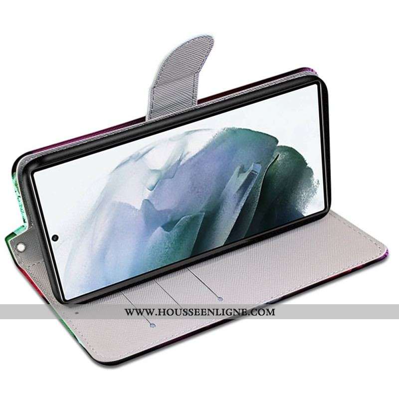 Housse Samsung Galaxy S22 Ultra 5G Macarons