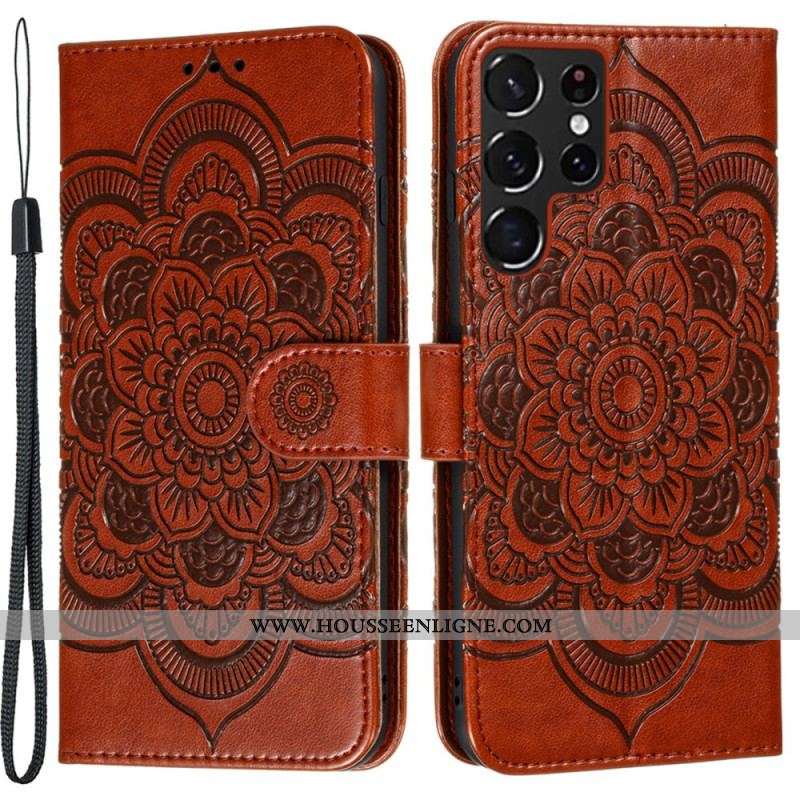 Housse Samsung Galaxy S22 Ultra 5G Mandala Entier