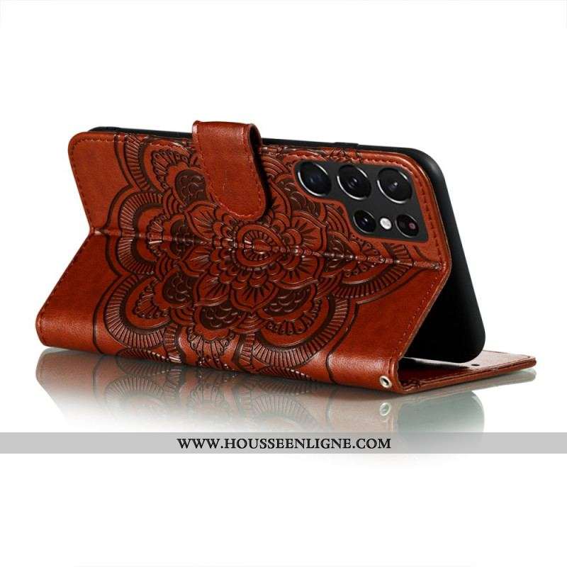 Housse Samsung Galaxy S22 Ultra 5G Mandala Entier