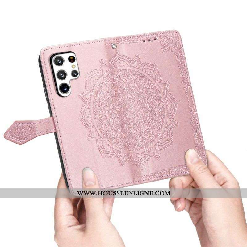 Housse Samsung Galaxy S22 Ultra 5G Mandala Moyen Age