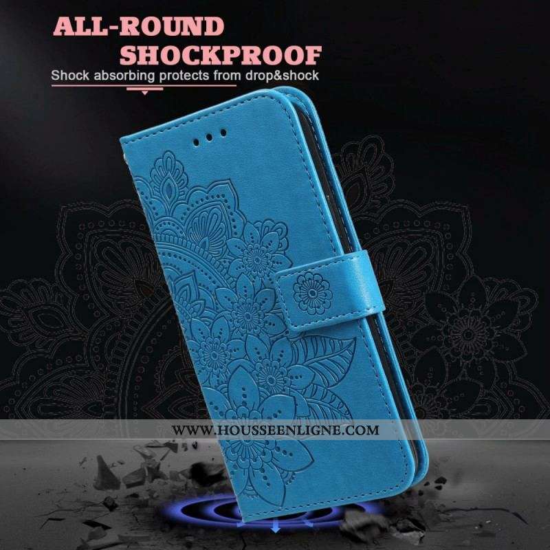 Housse Samsung Galaxy S22 Ultra 5G Mandala de Fleurs