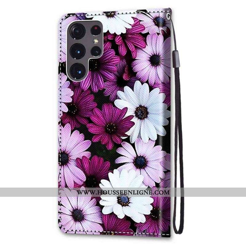 Housse Samsung Galaxy S22 Ultra 5G Merveille Florale