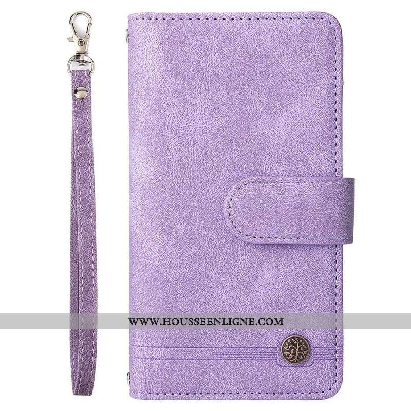 Housse Samsung Galaxy S22 Ultra 5G Multi-Fonctionnelle avec Pochette