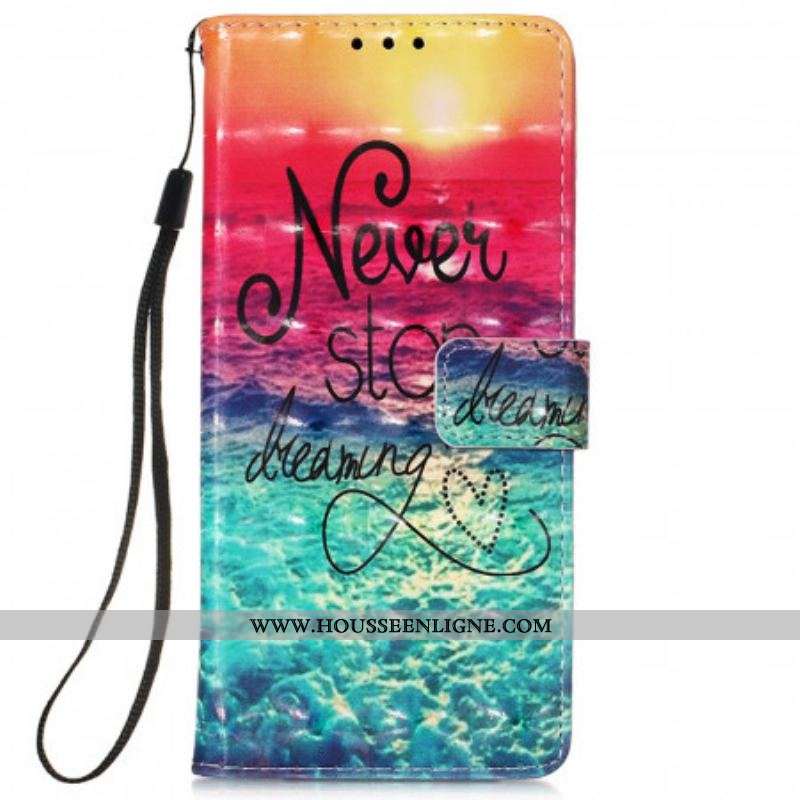 Housse Samsung Galaxy S22 Ultra 5G Never Stop Dreaming