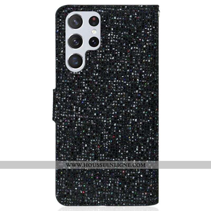 Housse Samsung Galaxy S22 Ultra 5G Paillettes S Design