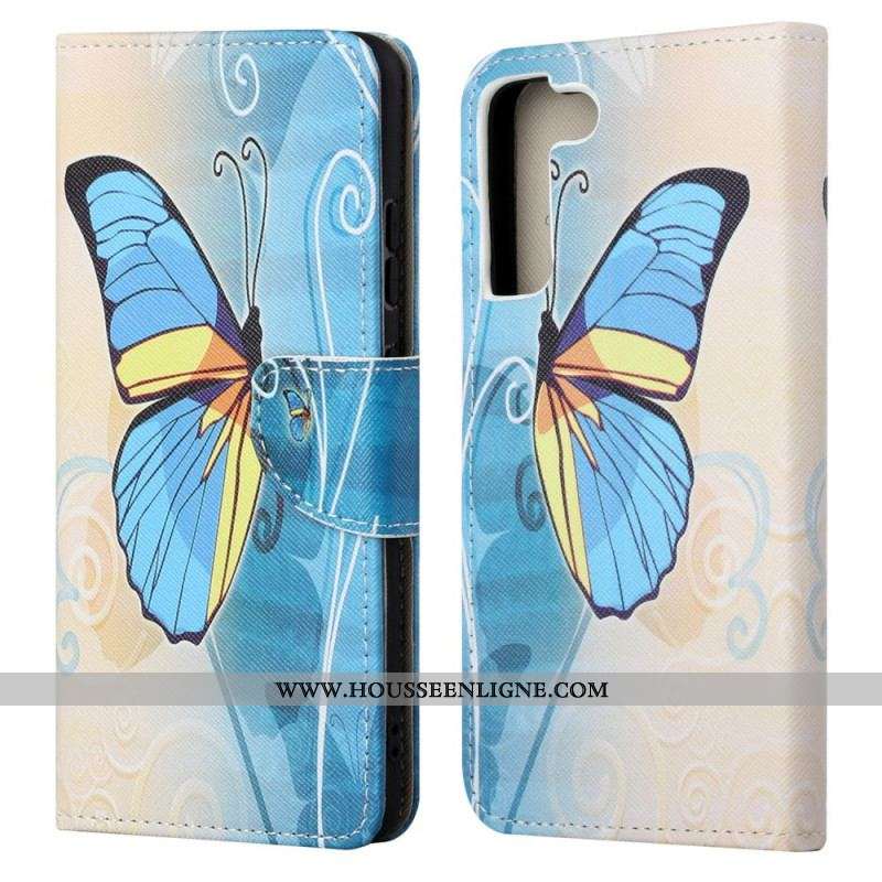 Housse Samsung Galaxy S22 Ultra 5G Papillons Souverains