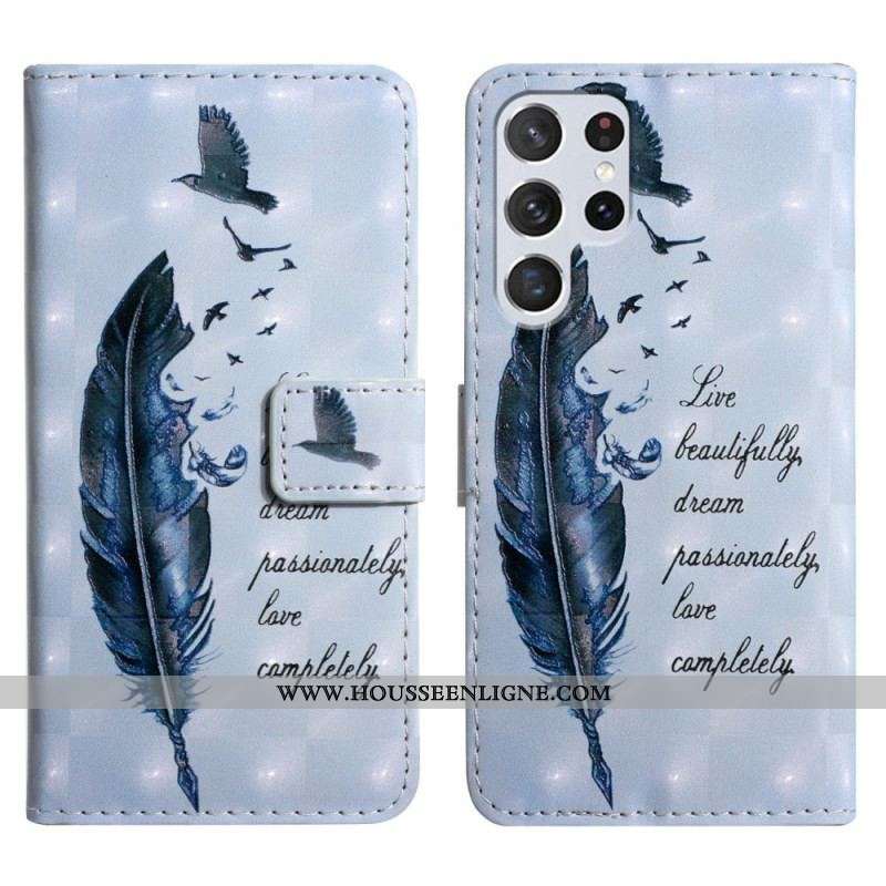 Housse Samsung Galaxy S22 Ultra 5G Plume Before You Fly