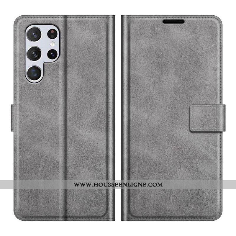 Housse Samsung Galaxy S22 Ultra 5G Simili Cuir Ultra