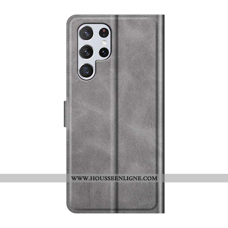 Housse Samsung Galaxy S22 Ultra 5G Simili Cuir Ultra