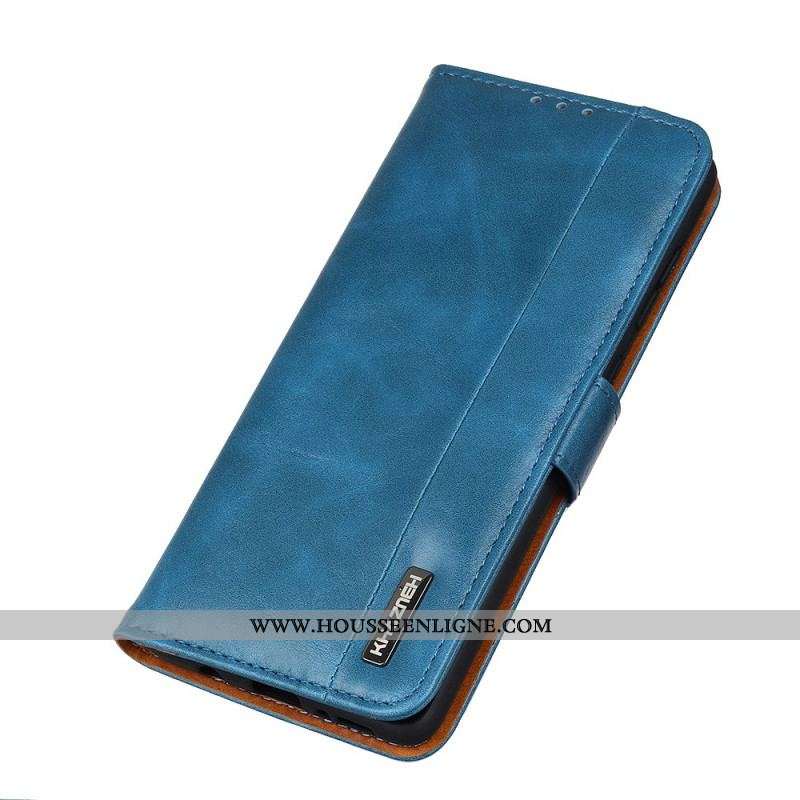 Housse Samsung Galaxy S22 Ultra 5G Simili Cuir Élégance KHAZNEH